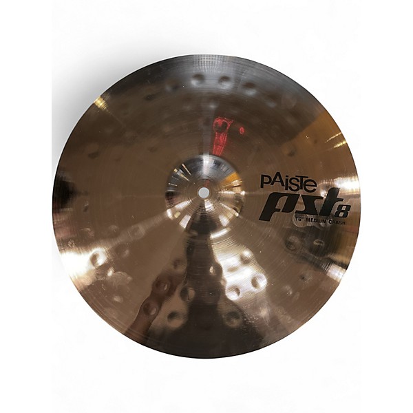 Used Paiste 16in PST8 Reflector Medium Crash Cymbal