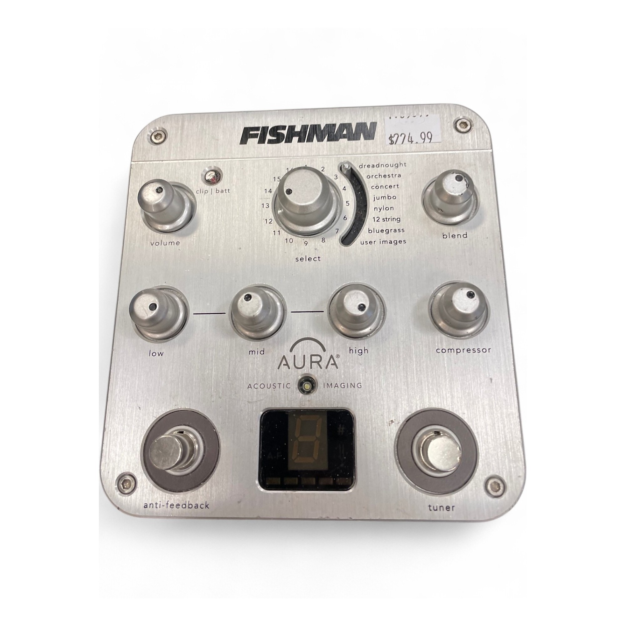 Used Fishman Aura Spectrum DI Imaging Guitar Preamp | Guitar