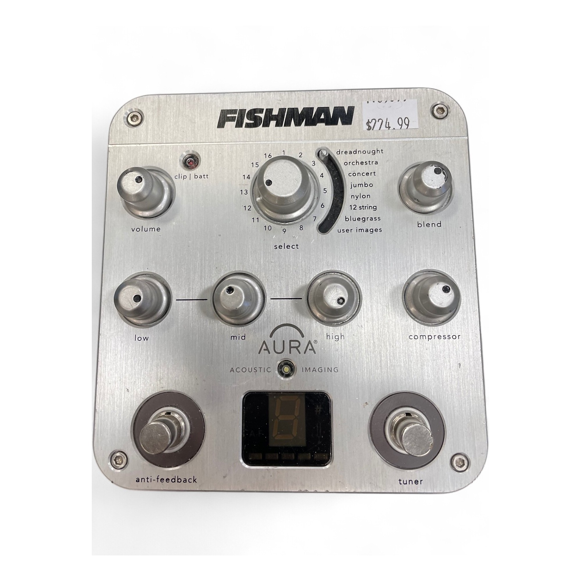 【ジャンク品】FISHMAN Aura Spectrum DI Ernie Williamson Music - Fishman Aura Spectrum DI