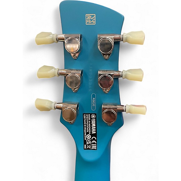 Used Yamaha rse20 Blue Solid Body Electric Guitar