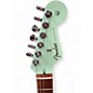 Used Fender Limited Edition Player Stratocaster Surf Green Solid Body Electric Guitar