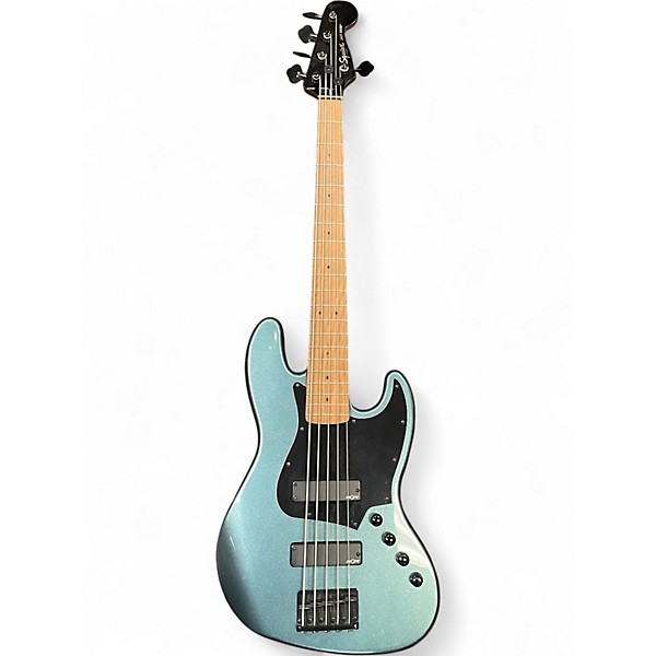 Used Squier Contemporary Active Jazz Bass HH V Gunmetal