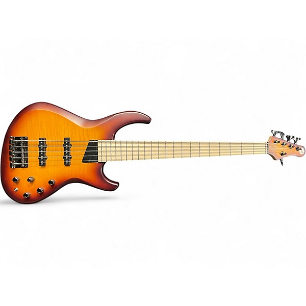 Used MTD KINGSTON SARATOGA DLX eep Cherry Burst Electric Bass Guitar