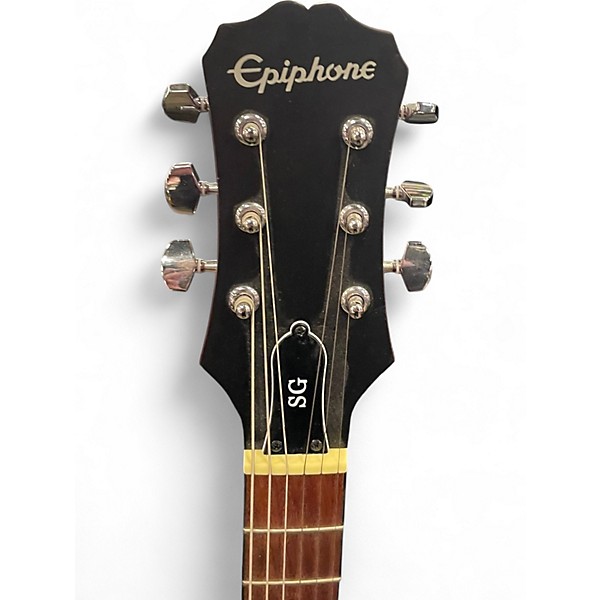 Used Epiphone SG Cherry Solid Body Electric Guitar