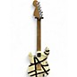 Used 2023 EVH Striped Series '78 Eruption White with Black Stripes Relic Solid Body Electric Guitar