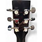 Used Esteban steel string cutaway black silver Black and Silver Acoustic Electric Guitar