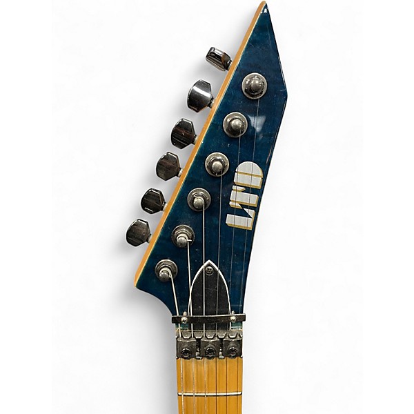 Used ESP ltd mh203 Blue Solid Body Electric Guitar