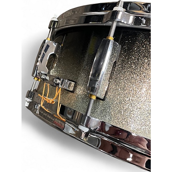 Used Pearl 14in Masters Maple Glitter Silver Black Drum