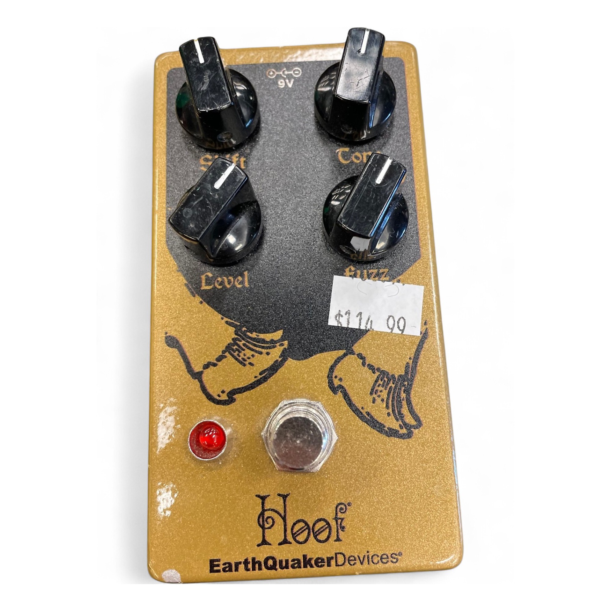 ギター EarthQuaker Devices Cloven Hoof Earthquaker Devices Cloven Hoof v2 Inverse Black – Chicago