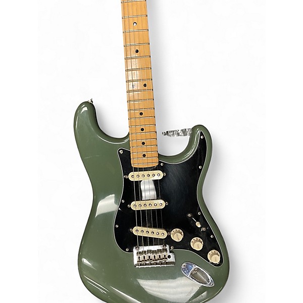 Used 2017 Fender American Professional Stratocaster SSS Royal Olive Solid Body Electric Guitar