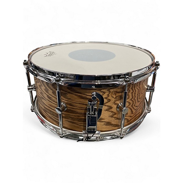 Used Canopus 14X6.5 Ash Natural Grain Ash Oil Drum