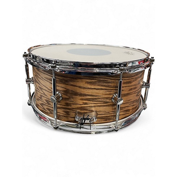 Used Canopus 14X6.5 Ash Natural Grain Ash Oil Drum