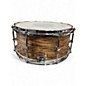 Used Canopus 14X6.5 Ash Natural Grain Ash Oil Drum