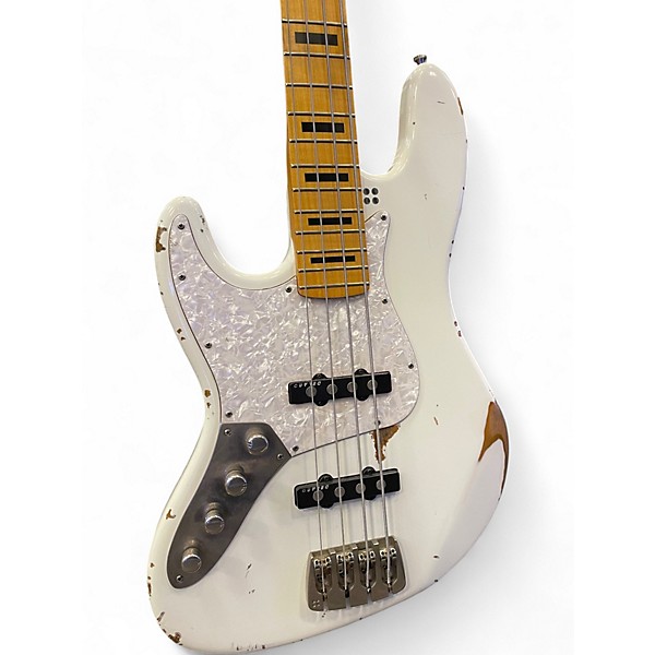 Used sandberg California TT 4 String HARDCORE VINTAGE VIRGIN WHITE Electric Bass Guitar