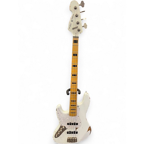 Used sandberg California TT 4 String HARDCORE VINTAGE VIRGIN WHITE Electric Bass Guitar