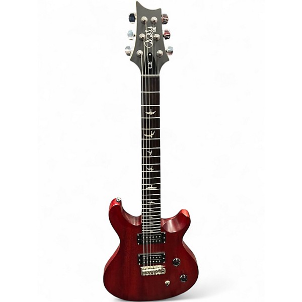 Used PRS CE24 Red Solid Body Electric Guitar