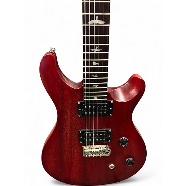 Used PRS CE24 Red Solid Body Electric Guitar