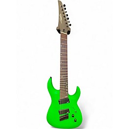 Used Legator Ninja R Multi Scale 7 Neon Green Solid Body Electric Guitar