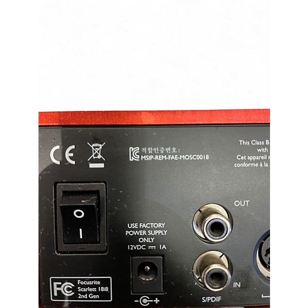 Used Focusrite Scarlett 18i8 Gen 2 Audio Interface | Guitar