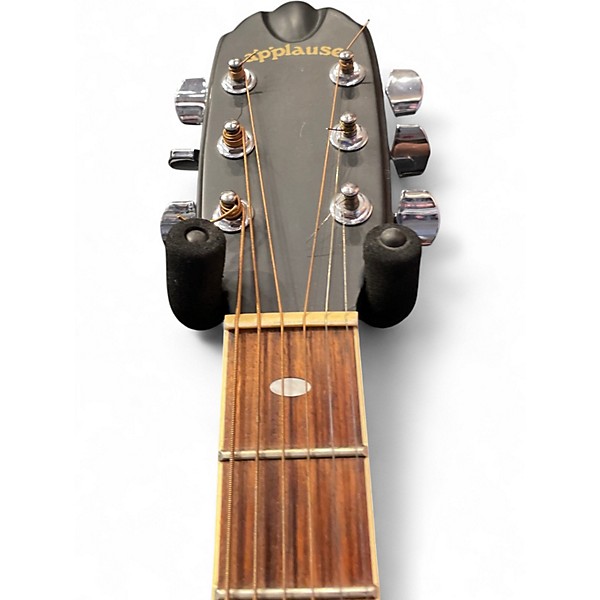 邦楽 The Face in Acoustic Dressed in Black Used Applause AE-38 Black Acoustic Guitar Black | Guitar Center
