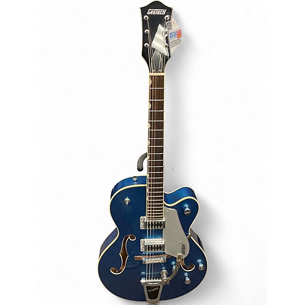 Used 2020s Gretsch Guitars G5420T Electromatic Electron Blue Metallic Hollow Body Electric Guitar