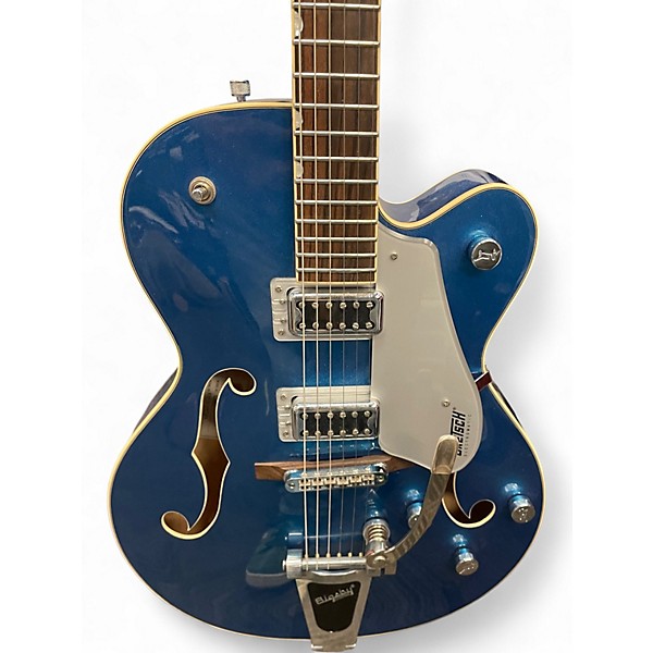 Used 2020s Gretsch Guitars G5420T Electromatic Electron Blue Metallic Hollow Body Electric Guitar