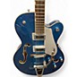 Used 2020s Gretsch Guitars G5420T Electromatic Electron Blue Metallic Hollow Body Electric Guitar