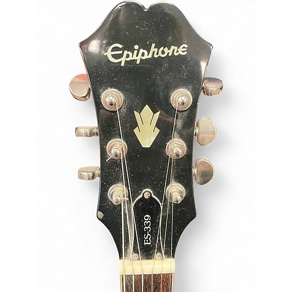 Used Epiphone ES339 Pro Black Hollow Body Electric Guitar