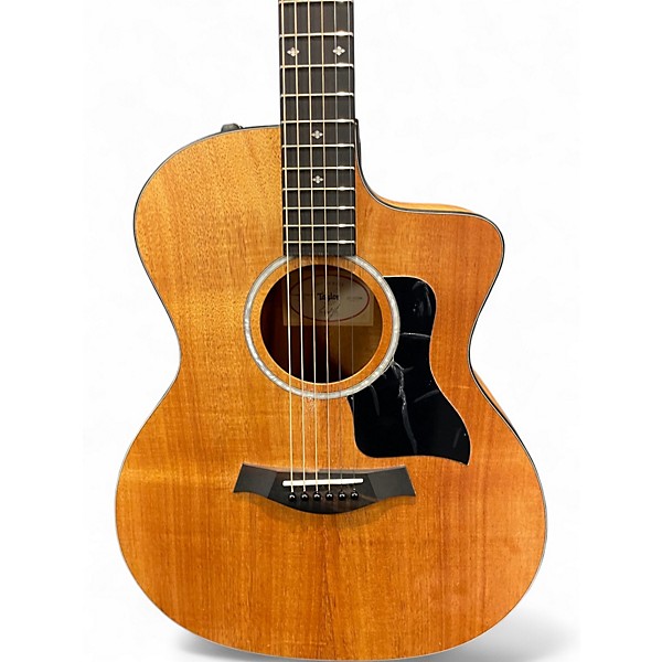 Used Taylor CUSTOM 224ce-k DLX Natural Acoustic Electric Guitar