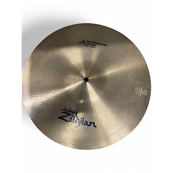 Used Zildjian 14in A Custom Mastersound Hi Hat Pair Cymbal