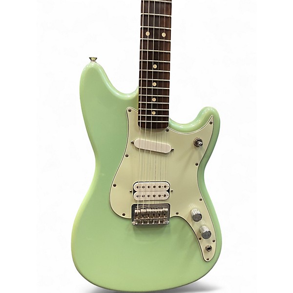 Used Fender Duo Sonic HS Surf Green Solid Body Electric Guitar