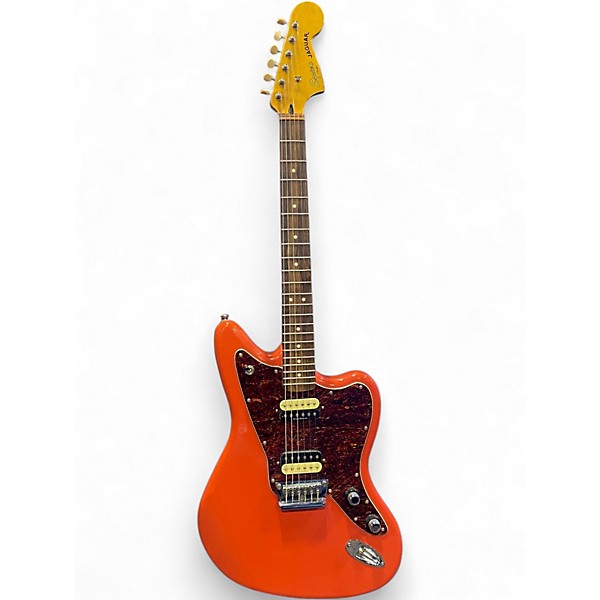 Used Squier JAGUAR Shell Pink Solid Body Electric Guitar