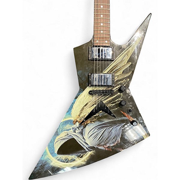 Used Dean Dave Mustaine Zero Angel of Deth Custom Graphic Solid Body Electric Guitar