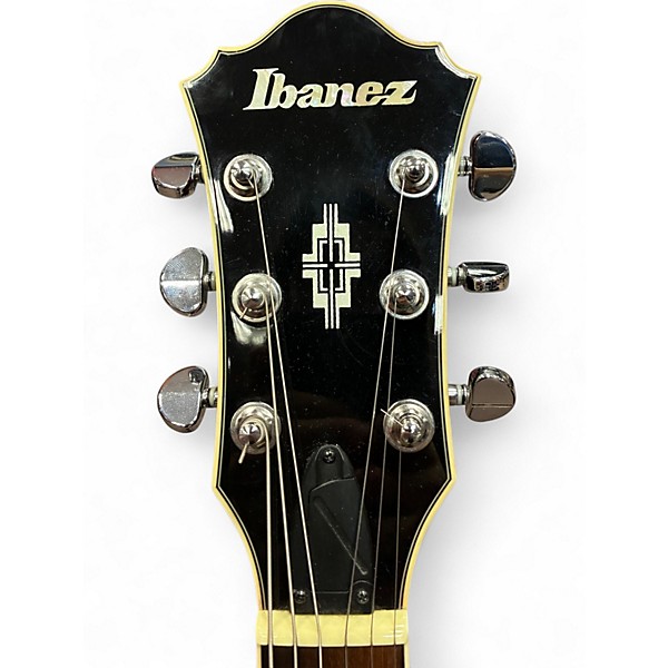 Used Ibanez AF75 Trans Red Burst Hollow Body Electric Guitar