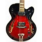 Used Ibanez AF75 Trans Red Burst Hollow Body Electric Guitar
