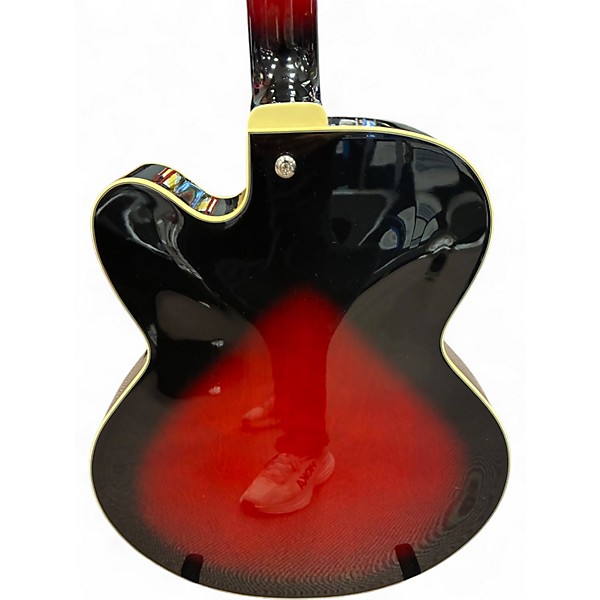 Used Ibanez AF75 Trans Red Burst Hollow Body Electric Guitar