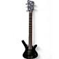 Used Warwick Corvette Double Buck 5 String Black Electric Bass Guitar thumbnail