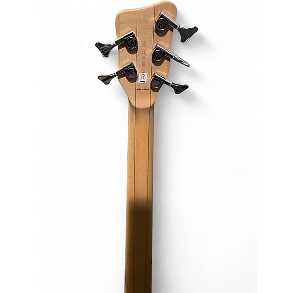 Used Warwick Corvette Double Buck 5 String Black Electric Bass Guitar