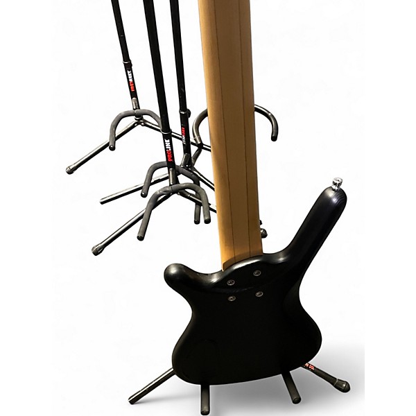 Used Warwick Corvette Double Buck 5 String Black Electric Bass Guitar