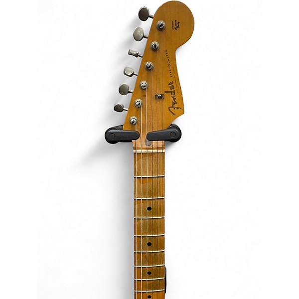 Used 2012 Fender Road Worn 50s Stratocaster Black Solid Body Electric Guitar