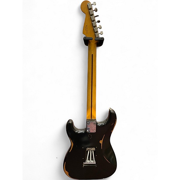 Used 2012 Fender Road Worn 50s Stratocaster Black Solid Body Electric Guitar