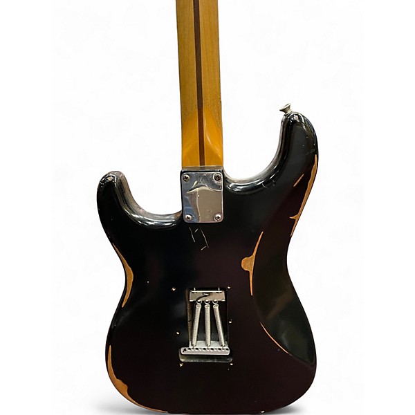 Used 2012 Fender Road Worn 50s Stratocaster Black Solid Body Electric Guitar