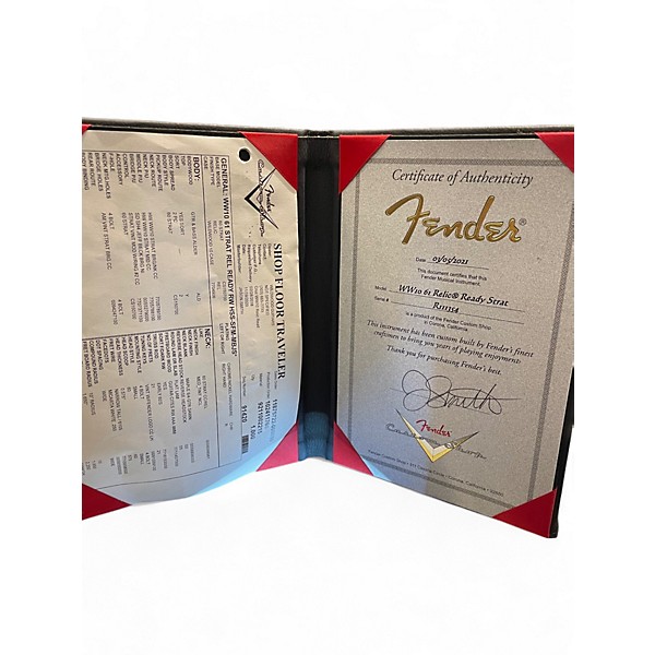 Used Fender WILD WOOD 10 RELIC READY STRAT MASTER BUILT JASON SMITH Seafoam Green Solid Body Electric Guitar