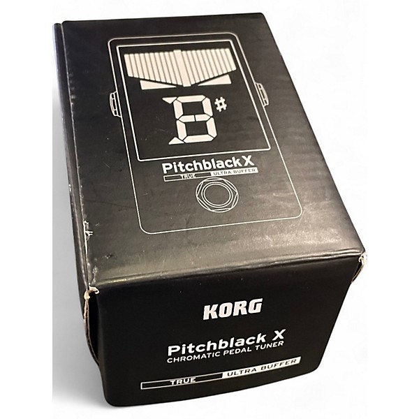 Used KORG PITCHBLACK X Tuner Pedal