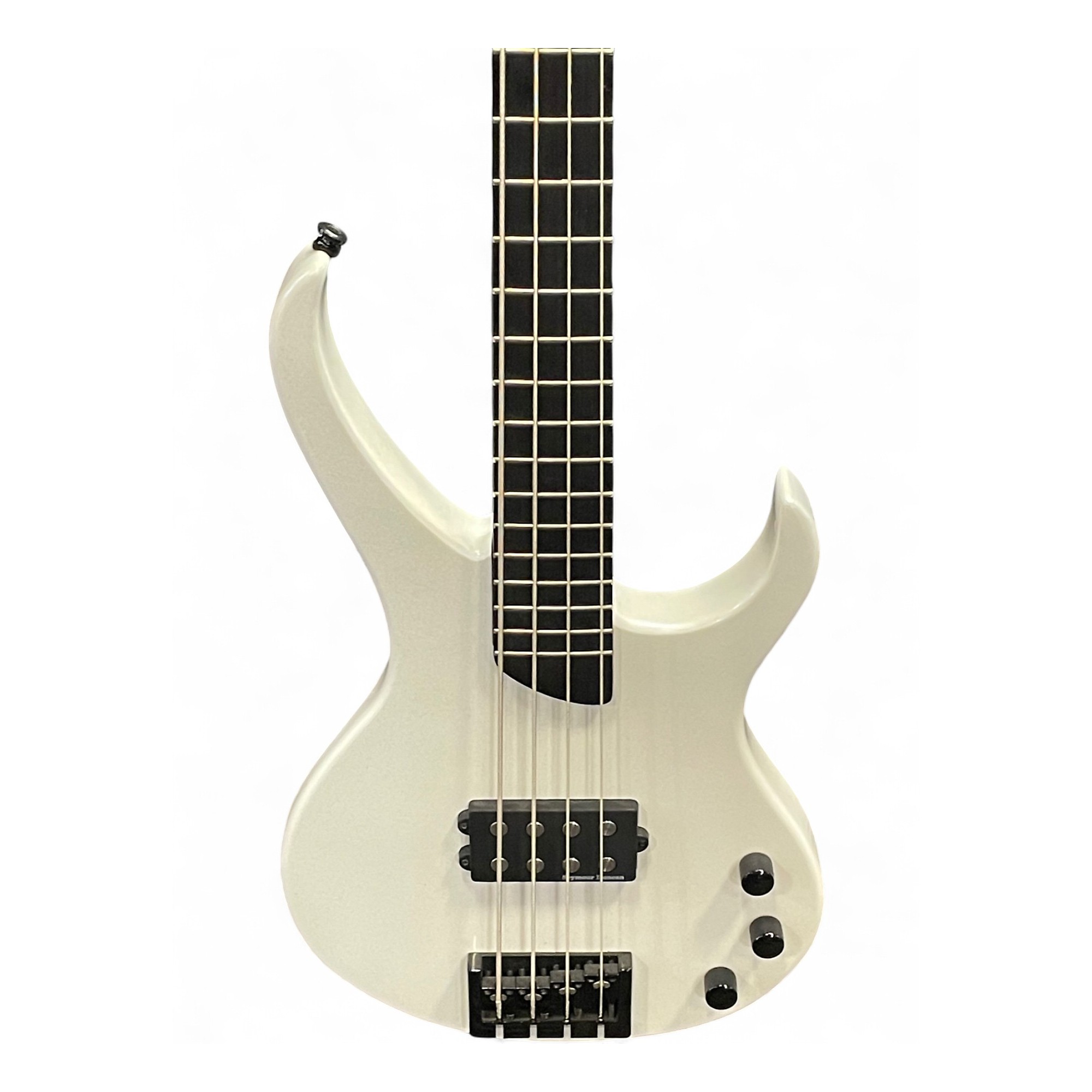 Used Kramer Disciple Alpine White Electric Bass Guitar Alpine