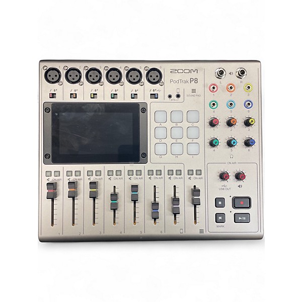 Used Zoom PodTrak P8 Portable Multitrack Podcast Recorder MultiTrack Recorder