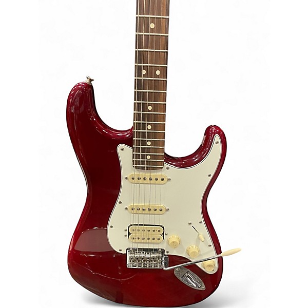 Used Fender P[LAYER II STRAT Red Solid Body Electric Guitar
