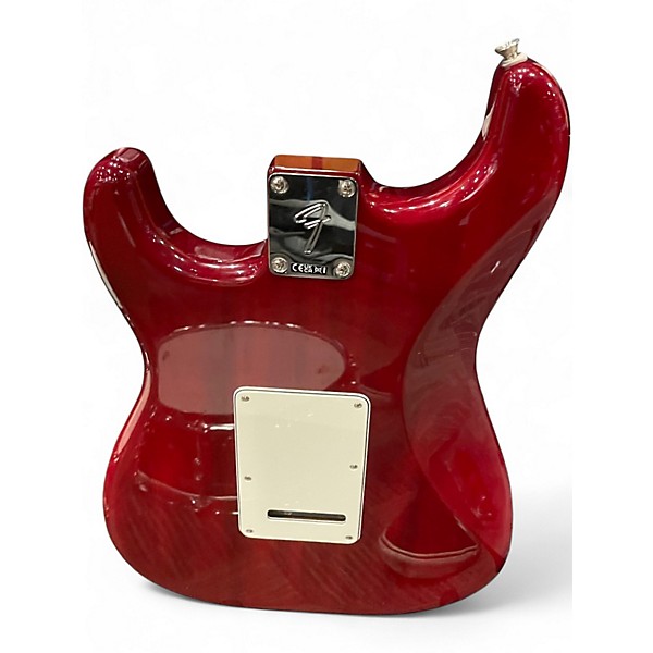 Used Fender P[LAYER II STRAT Red Solid Body Electric Guitar