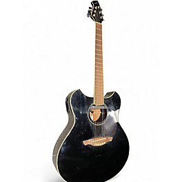 Used Wechter Guitars PATHMAKER 3101 22 FRET DOUBLE CUT Black Acoustic Electric Guitar