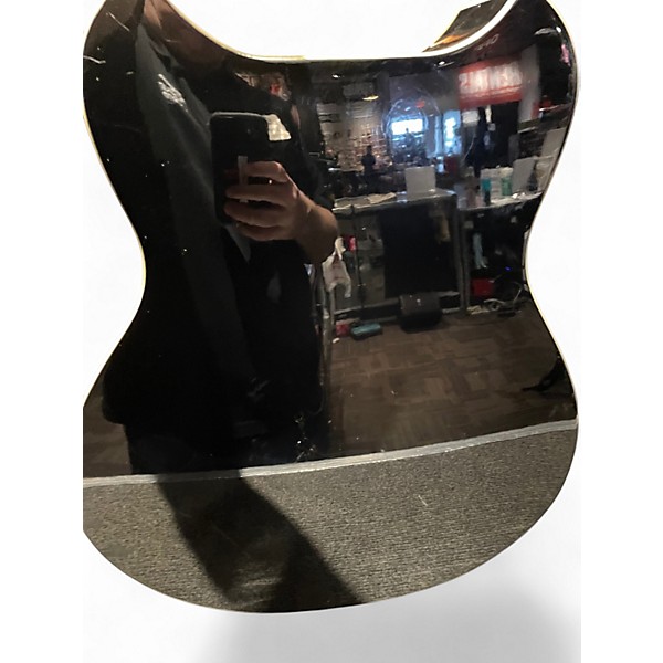 Used Wechter Guitars PATHMAKER 3101 22 FRET DOUBLE CUT Black Acoustic Electric Guitar